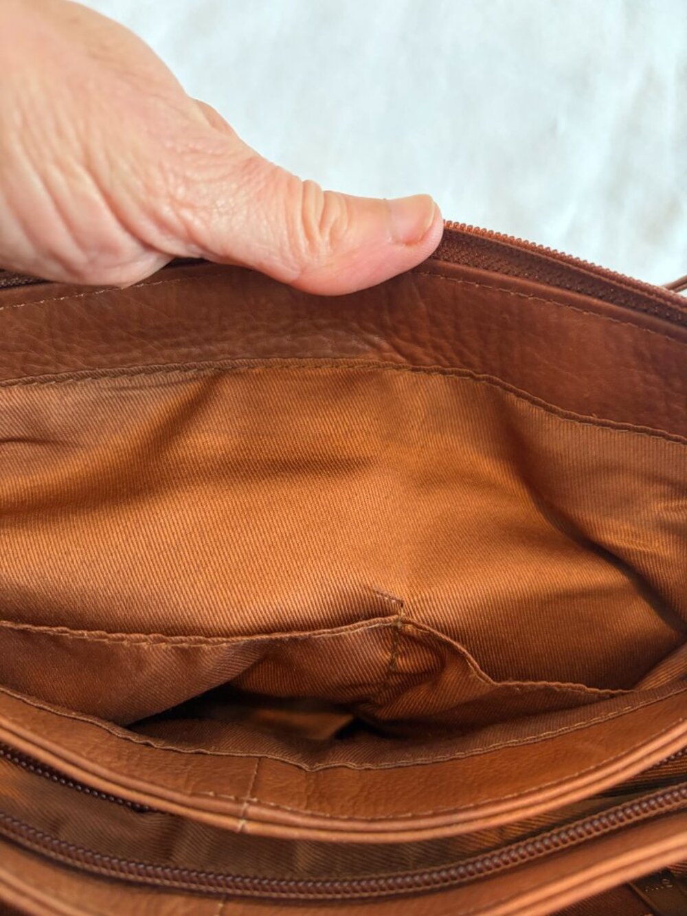 Great American Leather woven purse brown - Picture 7 of 9